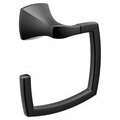 Moen Voss Towel Ring in Matte Black YB5186BL